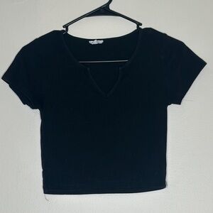 Versona Classic Black Crop Top